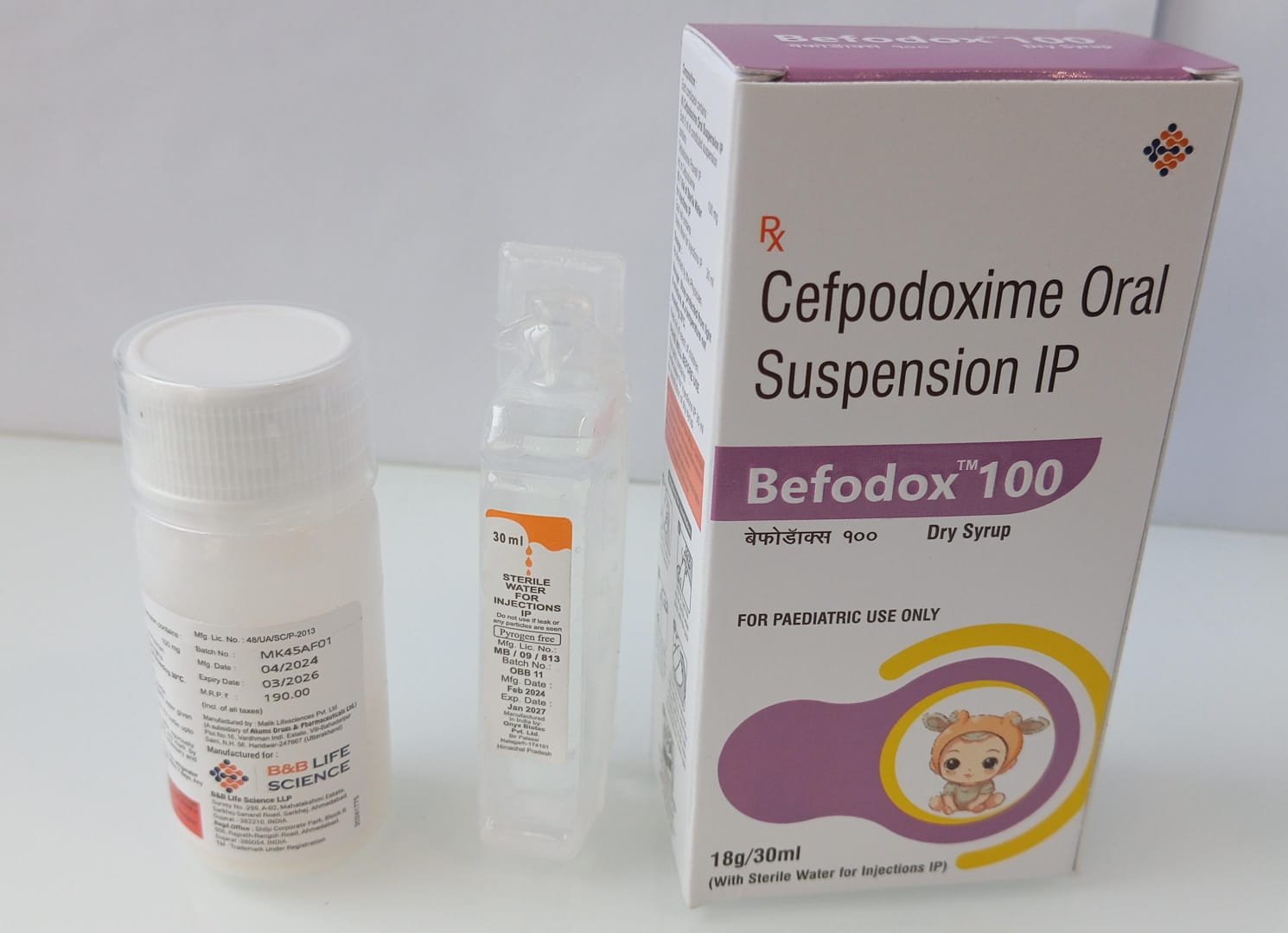 Befodox-100 Dry Syrup